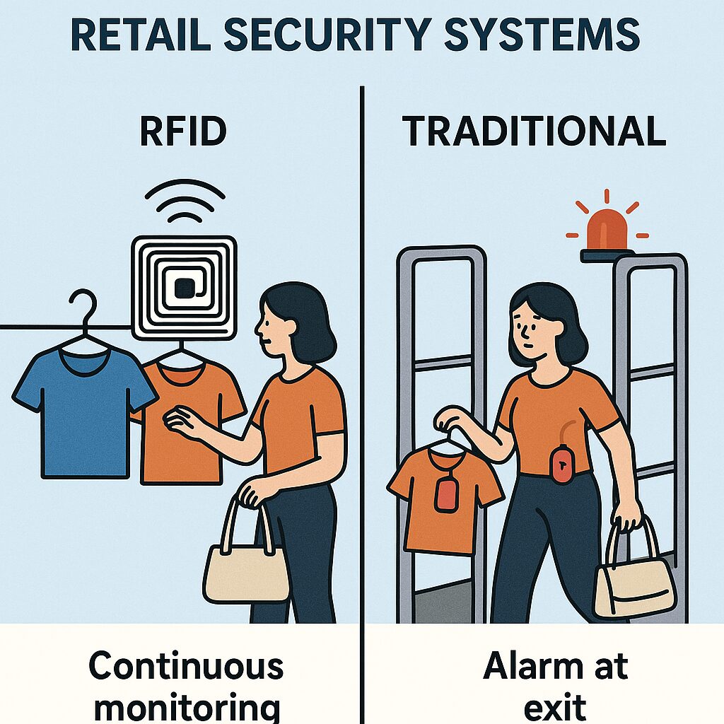 RFID oder herkömmliche Warensicherung: Welche Lösung schützt besser?