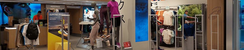 Warensicherungsantennen im Sportgeschäft